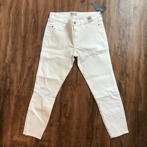 Abercrombie White Skinny Jean - 10
